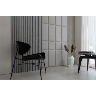 Wooden wall panel 2700 x 300mm (Grey - Olive green)